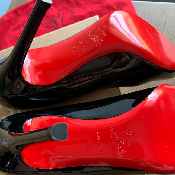 Christian Louboutin Simple Pump 100mm Red Bottomed - Picture 4 of 8